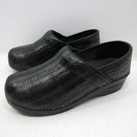 sanita black clogs